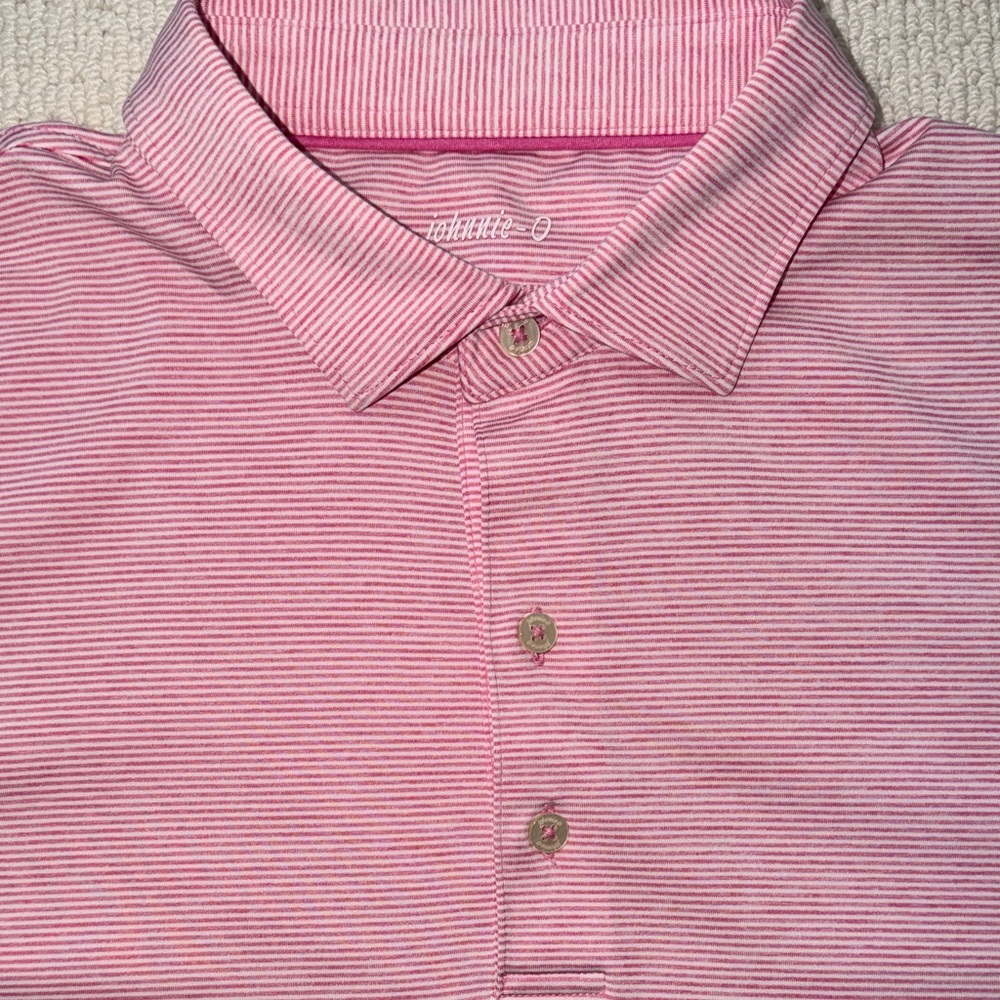 johnnie-O Light Pink Polo Shirt